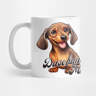 Daschund Mom T-Shirt - Dog Lover Gift, Pet Parent Apparel Mug